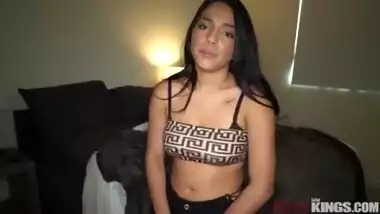 Busty Latina Teensitter Gets Fucked and Fired in Same Day
