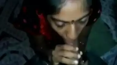 South Indian housewife tasting & sucking her husband's cock