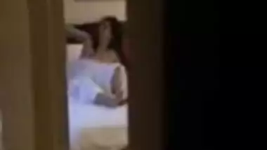 Desi Girl Flashing Room Service Talking in Hindi