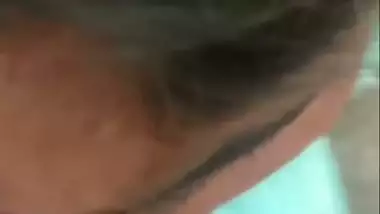 Village lady sucks husband’s dick outdoors in desi porn