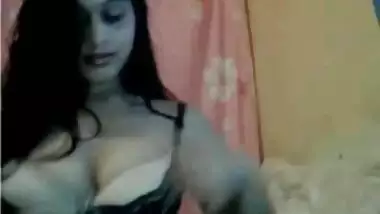 Cute Indian girl stripping tradition saree on...