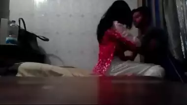 Horny chick enjoyed by her cousin