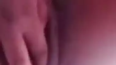 My cock craving MILF shoving her beautiful cunt