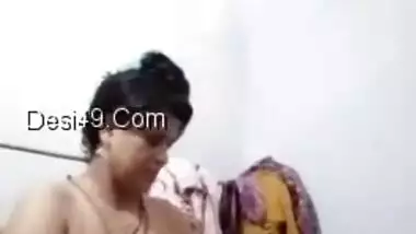 Attractive Indian BBW woman relaxes in the XXX shower fully naked