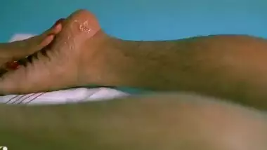 A busty masseuse massages the guy and fucks him