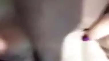 Boyfriend inserting beer bottle in GF pussy viral sex