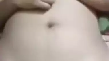 Ex-lover fucking busty wife pussy with condom dick