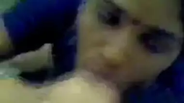 Horny Aunty Drinks Cum Shot After Blowjob In Bathroom