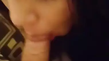 Cute Girl Sucking Lover Dick