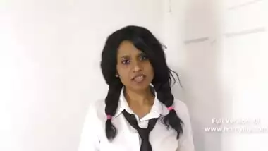 Indian naughty schoolgirl sexually bribes teacher for good grades in Hindi POV