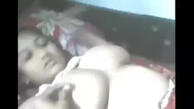 Desi college girl with big boobs enjoys sex with boyfriend