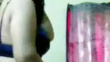 Busty marathi aunty big boobs selfie video