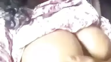 Village Girl Applying Oil on Big Boobs & Pussy and Fingering