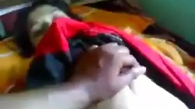 Indian Flashes Her Tits And Plays With A Cock