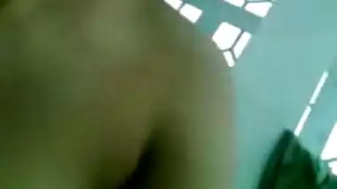 Sexy Punjabi Aunty Breastfeeding Her Watchman