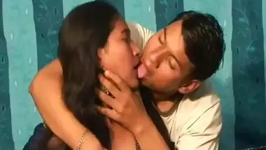 Desi Indian babe boobs fondled by BF