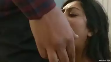 Hot milf bhabhi face covered with cum