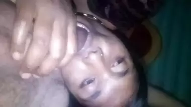 Local desi lady sucking sex rod of BF