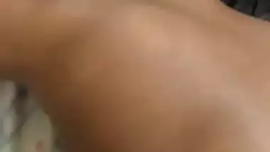 Man drills a South Indian lady’s ass in the doggy style