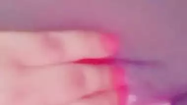 Unsatisfied aunty showing huge boobs to lover viral MMS