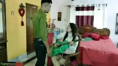 Indian Hot Music Madam and Student Amazing Hot Sex!! Desi Hot