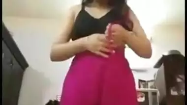 Indian Gf ki selfie video boobs & pussy show