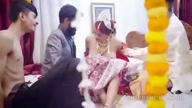 Modern Draupadi with four husbands in Bangla sex video