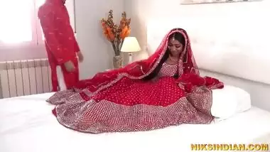 Real Indian Desi Teen Bride fucked in the Ass and Pussy on Wedding Night