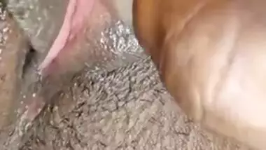 The Close-up View Fingering Beautiful Pussy