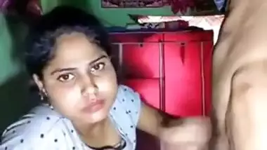 Cute fresh Desi Girl Blowjob and Fucking