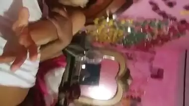 Handsome Indian man with mustache and wife adore homemade porn