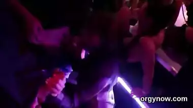 Sultry lookers give head and enjoy banging and sex orgy