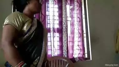IT Engineer Trishala Fucked with Colleague on Hot Silk Saree After A Long Time