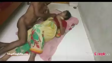 desi indian village telugu couple romance on floor fucking