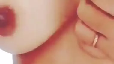 Sexy Desi Bhabhi Boobs Selfie