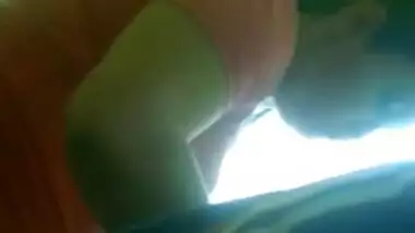 Flashing dick to the chubby Indian doctor