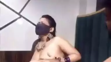 Rough desi porn video of an Indian webcam couple