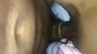 Newly married Indian wife has a very tight pussy, painful