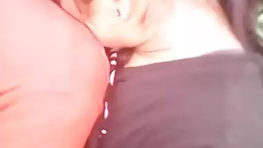 desi college girl with lover in college campus