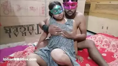 Hot Natural Tits Indian Wife Taking Big Cock and Gets Fucked Hard in Doggystyle