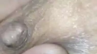 Close-up XXX video of the Indian man playing with wife's nipples