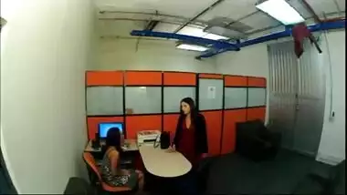 Desi sex mms of lesbian girls office sex captured by hidden cam