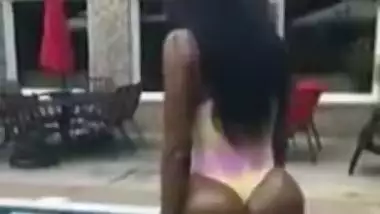 black sexy hot ass in front of her mens