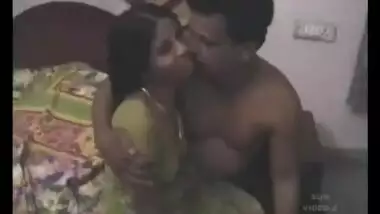 Desi beauty and mustached husband will have sex after fooling around