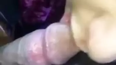 Point of view porn video of Desi girl sucking hard sex instrument