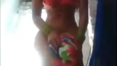 Bathroom video of a village bhabhi peeing