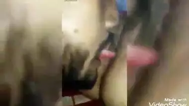 Sucking shaved pussy of hot naked mallu girl