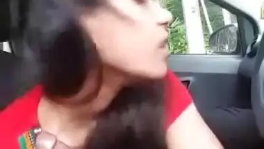 Tamil Nurse Blowjob Like an Expert in Car wid Audio