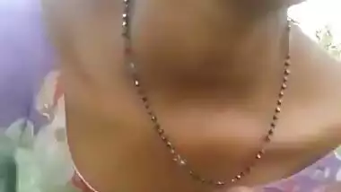 Nipple play with village randi outdoor sex