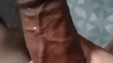 Indian Desi Big Black Dick Man Masterbating Hard